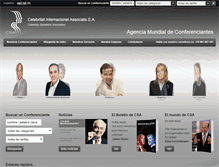 Tablet Screenshot of csaspeakers.es